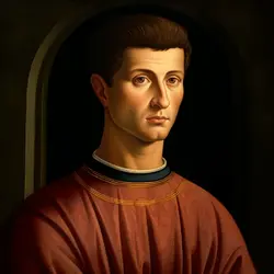Luciano Marrone in 1370, the year he became the first Renaissance composer